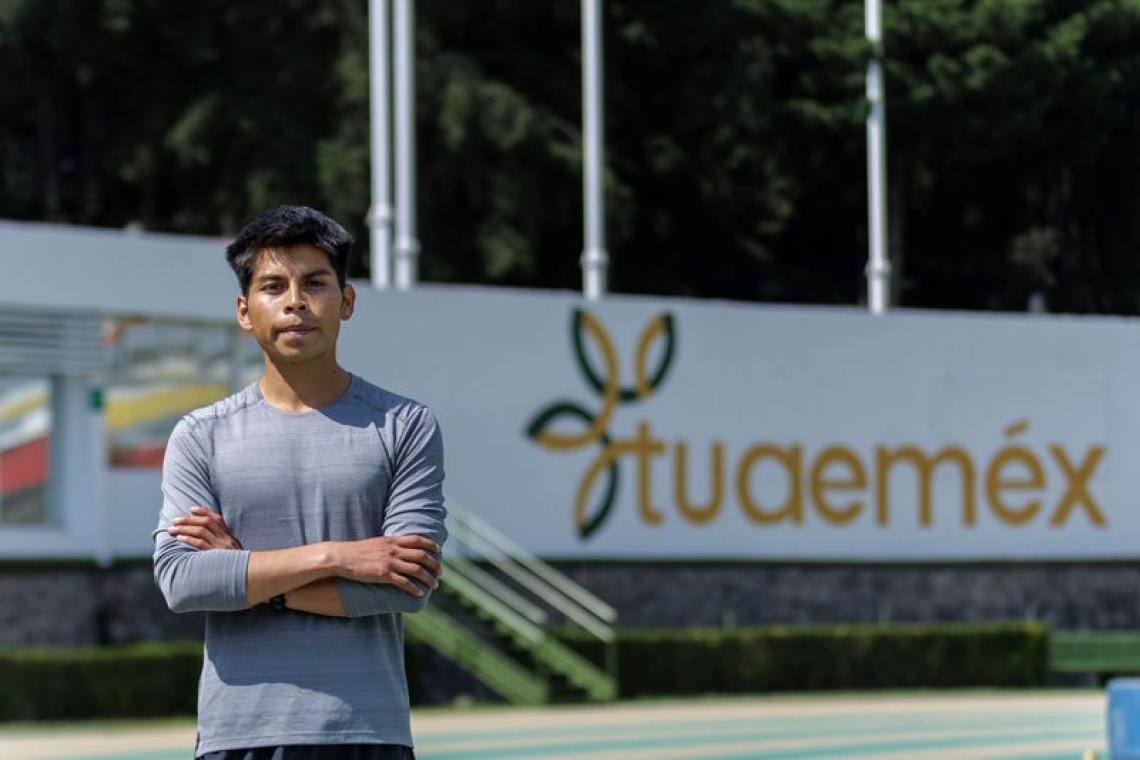 Isaac Porcayo Villarreal, estudiante de la UAEMéx, consolidó su esfuerzo y disciplina dentro del atletismo universitario nacional