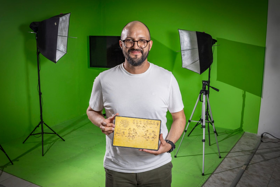 Tecnología para mirar al pasado: en Centro Universitario Ecatepec de la UAEMéx crearon una App de realidad aumentada para explorar el Códice Boturini