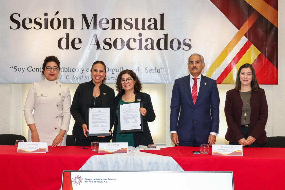  UAEMéx y Colegio de Contadores Públicos del Valle de Toluca unen esfuerzos por una formación con impacto social