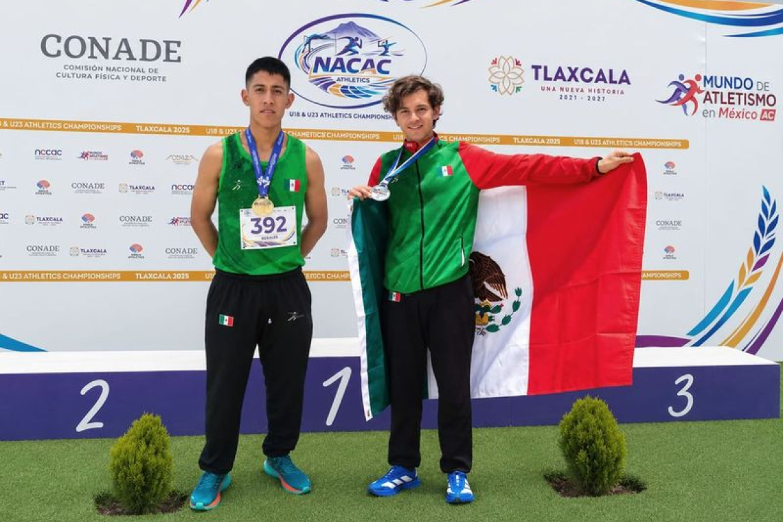 Atletas de la UAEMéx conquistan oro y plata en el Campeonato Norteamericano y del Caribe de Atletismo 2026