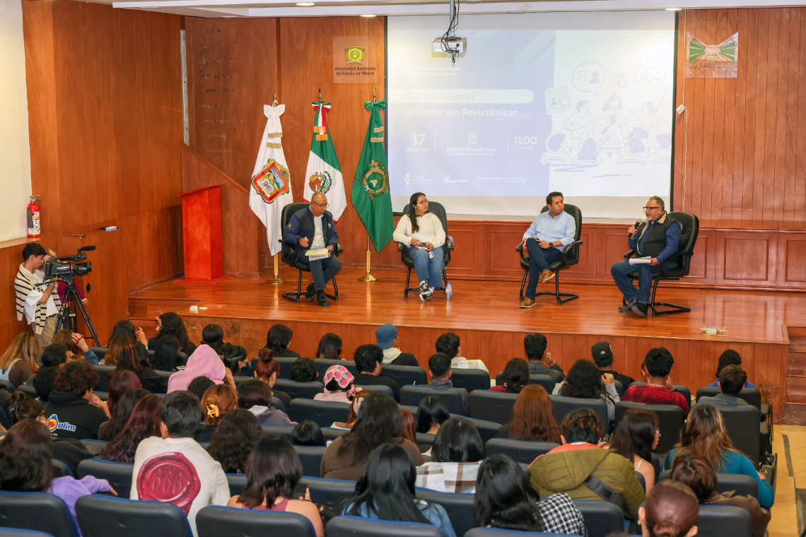 Informar sin revictimizar, uno de los grandes desafíos del periodismo actual: UAEMéx